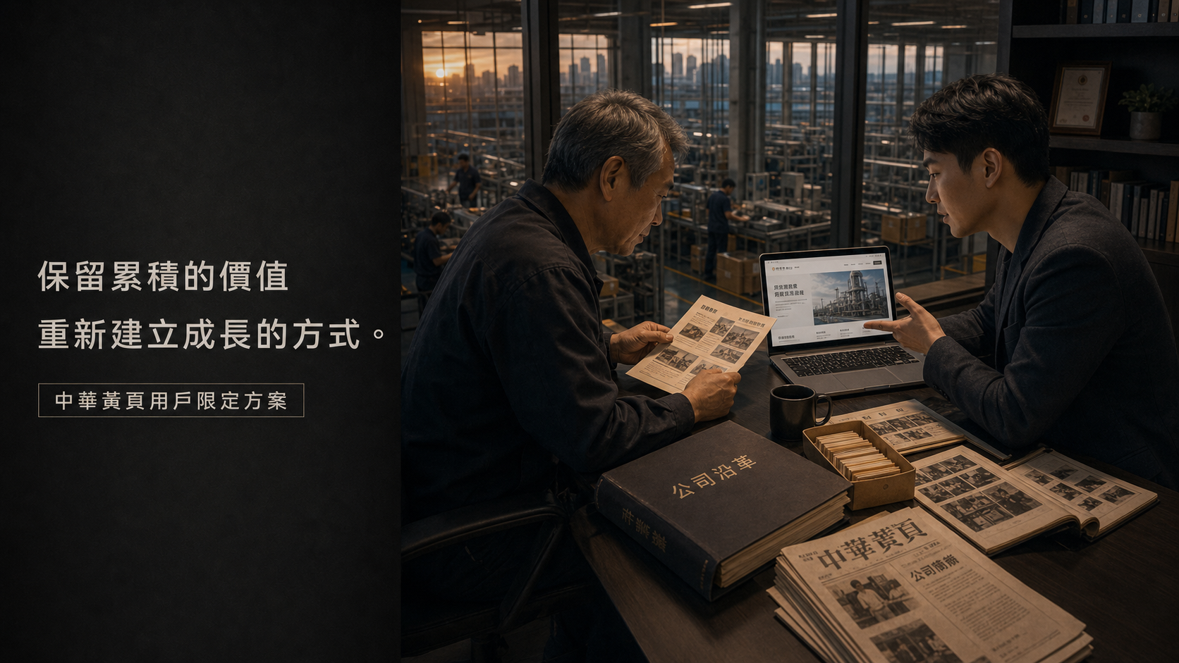 黃頁客戶進行 AI 網站升級諮詢